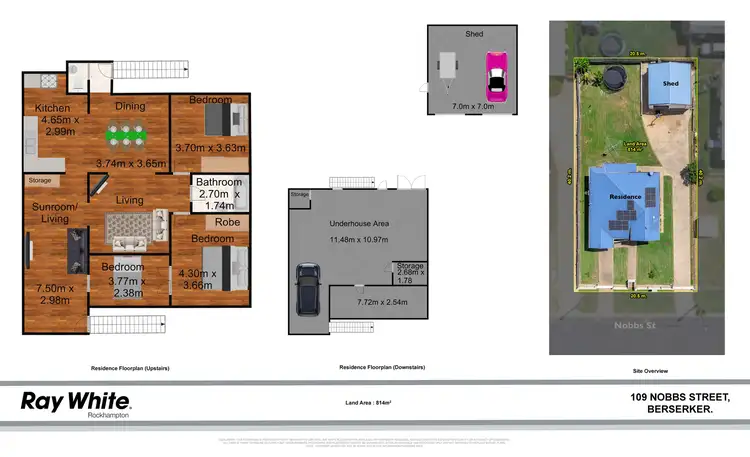 Floorplan of Homely house listing, 109 Nobbs Street, Berserker QLD 4701