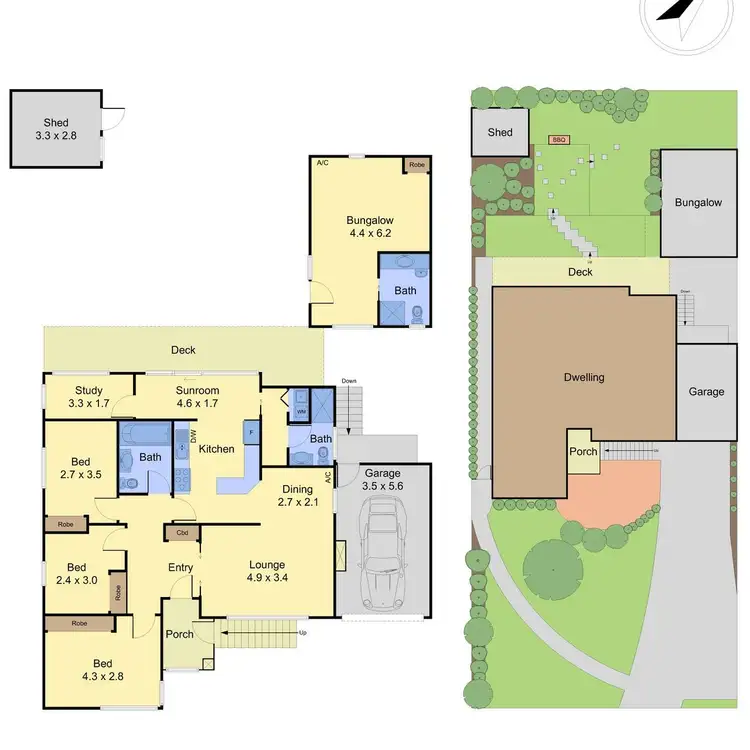 Floorplan of Homely house listing, 8 Fletcher Parade, Burwood VIC 3125