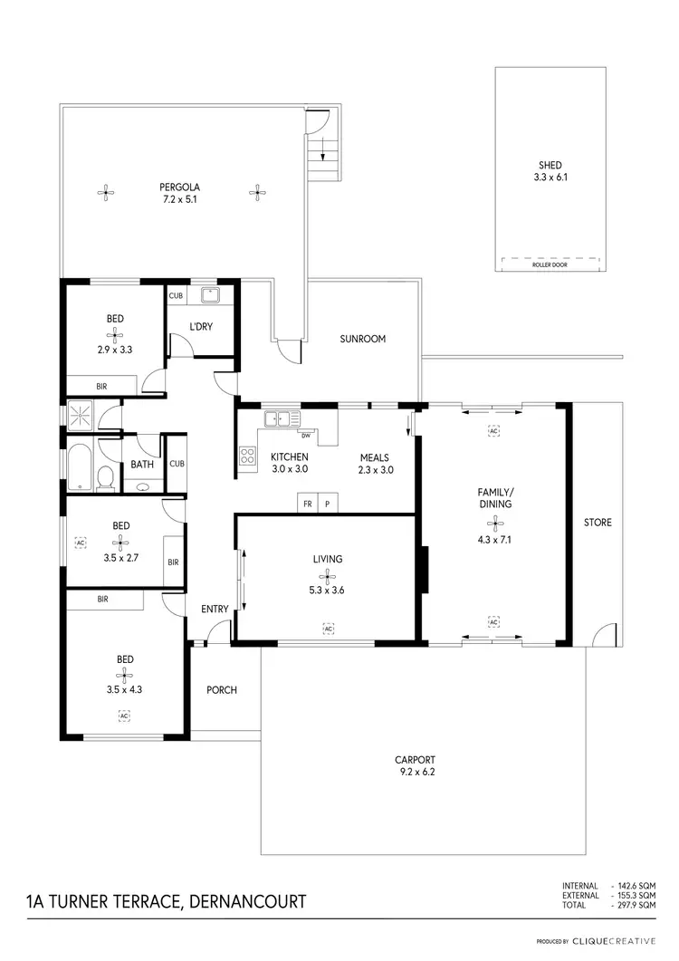 Floorplan of Homely house listing, 1A Turner Terrace, Dernancourt SA 5075