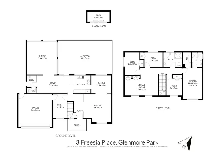 Floorplan of Homely house listing, 3 Freesia Place, Glenmore Park NSW 2745