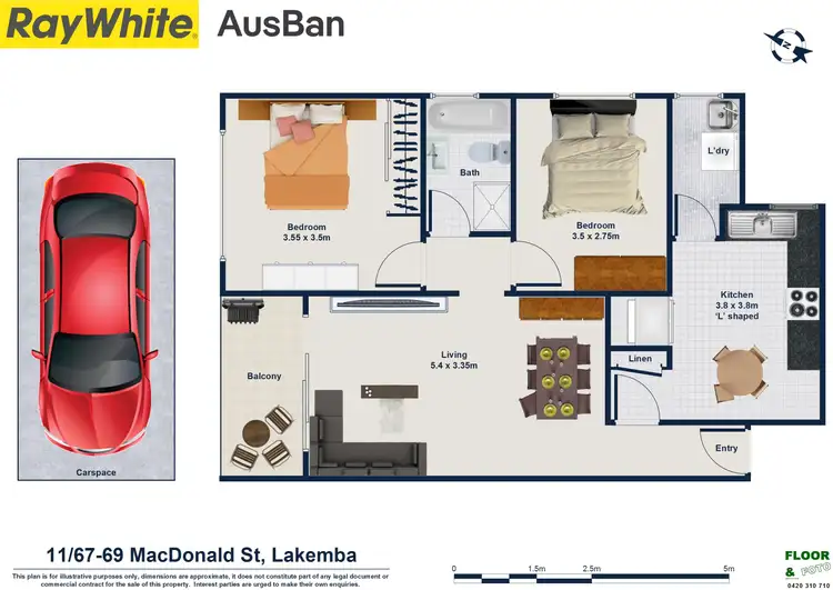 Floorplan of Homely apartment listing, 11/67-69 McDonald Street, Lakemba NSW 2195