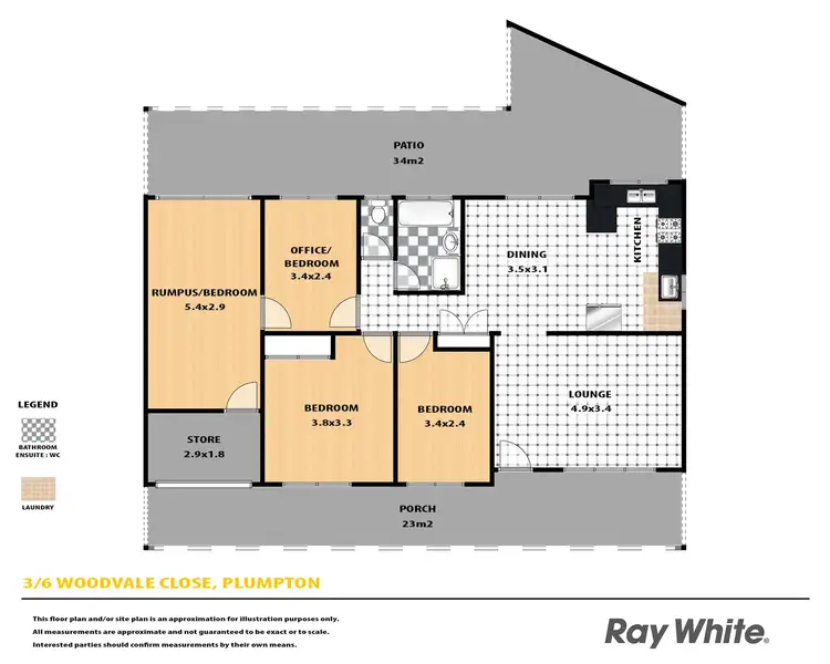 Floorplan of Homely villa listing, 3/6 Woodvale Close, Plumpton NSW 2761