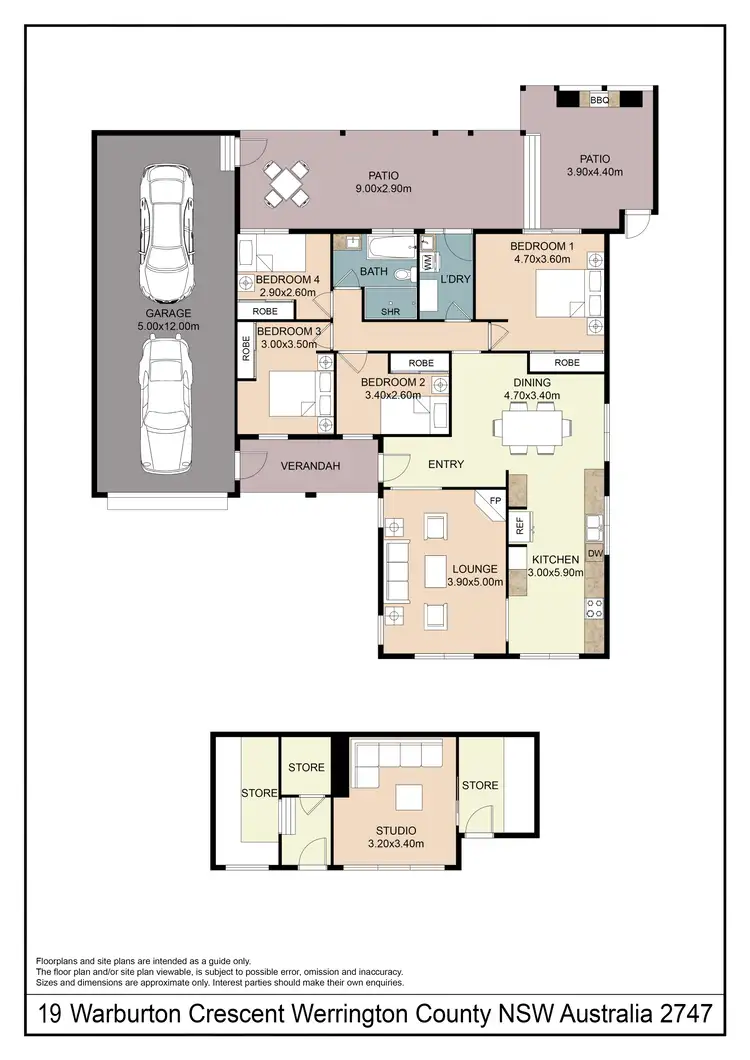 Floorplan of Homely house listing, 19 Warburton Crescent, Werrington County NSW 2747