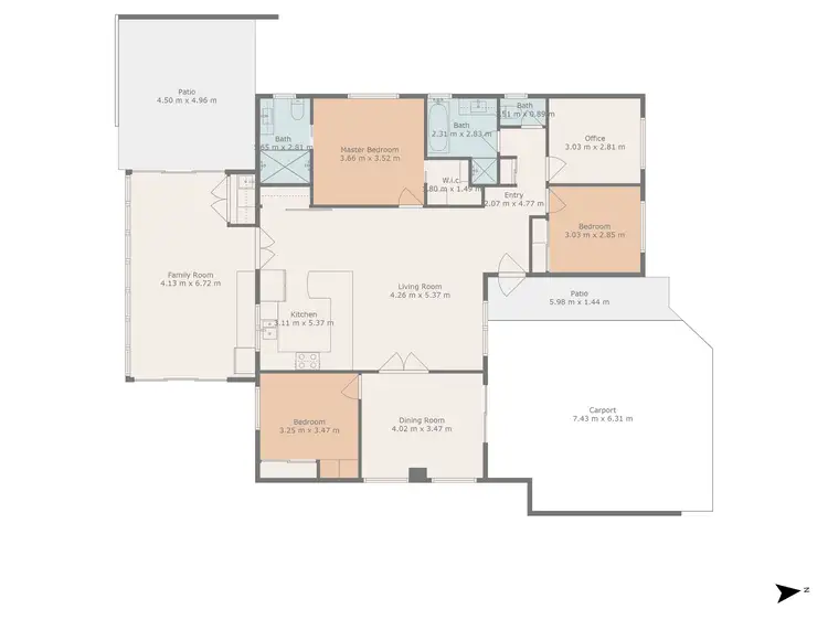 Floorplan of Homely house listing, 33 Barry Street, Emerald QLD 4720