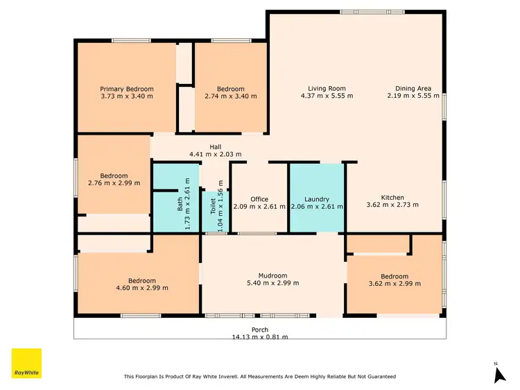 Floorplan of Homely rural property listing, 404 New Valley Road, TINGHA, Inverell NSW 2360