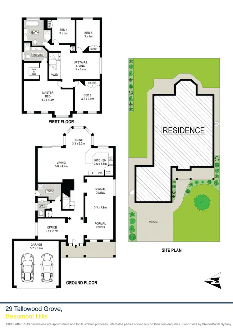 Floorplan of Homely house listing, 29 Tallowood Grove, Beaumont Hills NSW 2155