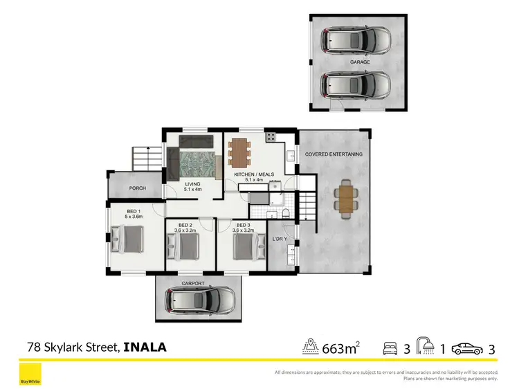 Floorplan of Homely house listing, 78 Skylark Street, Inala QLD 4077