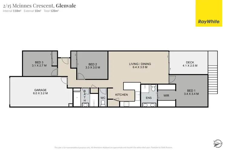 Floorplan of Homely unit listing, 2/15 Mcinnes Crescent, Glenvale QLD 4350