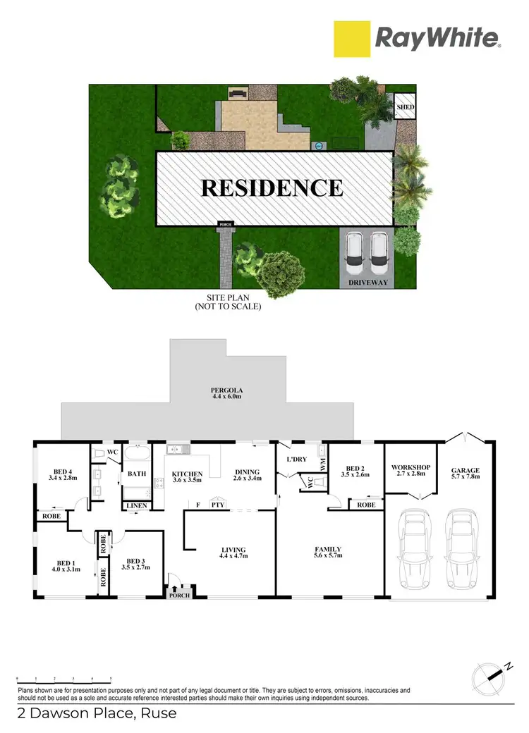 Floorplan of Homely house listing, 2 Dawson Place, Ruse NSW 2560