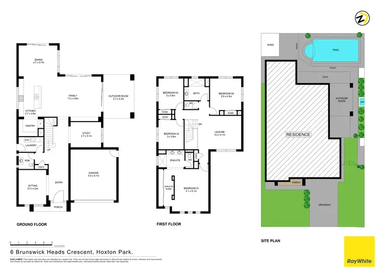 Floorplan of Homely house listing, 6 Brunswick Heads Crescent, Hoxton Park NSW 2171
