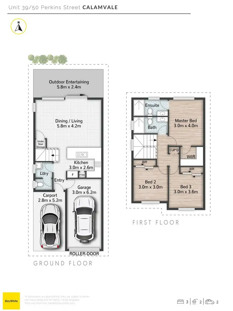 Floorplan of Homely townhouse listing, 39/50 Perkins Street, Calamvale QLD 4116