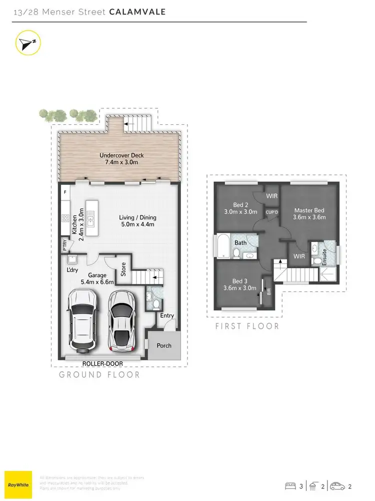 Floorplan of Homely townhouse listing, 13/28 Menser Street, Calamvale QLD 4116
