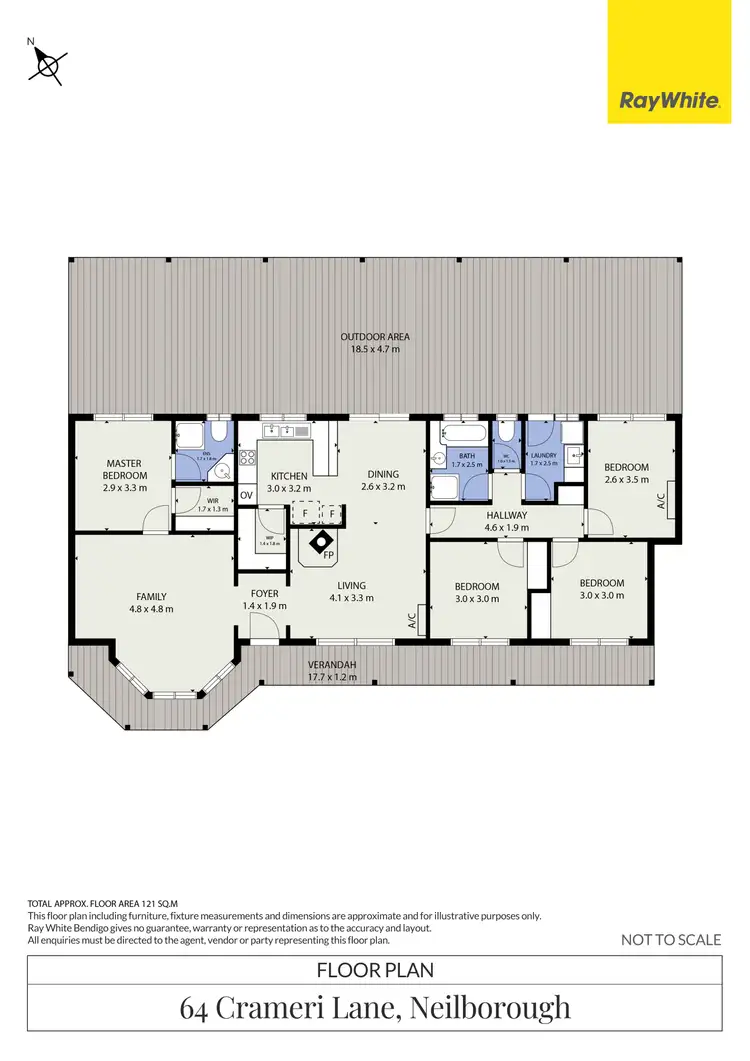 Floorplan of Homely other listing, 64 Crameri Lane, Neilborough VIC 3570