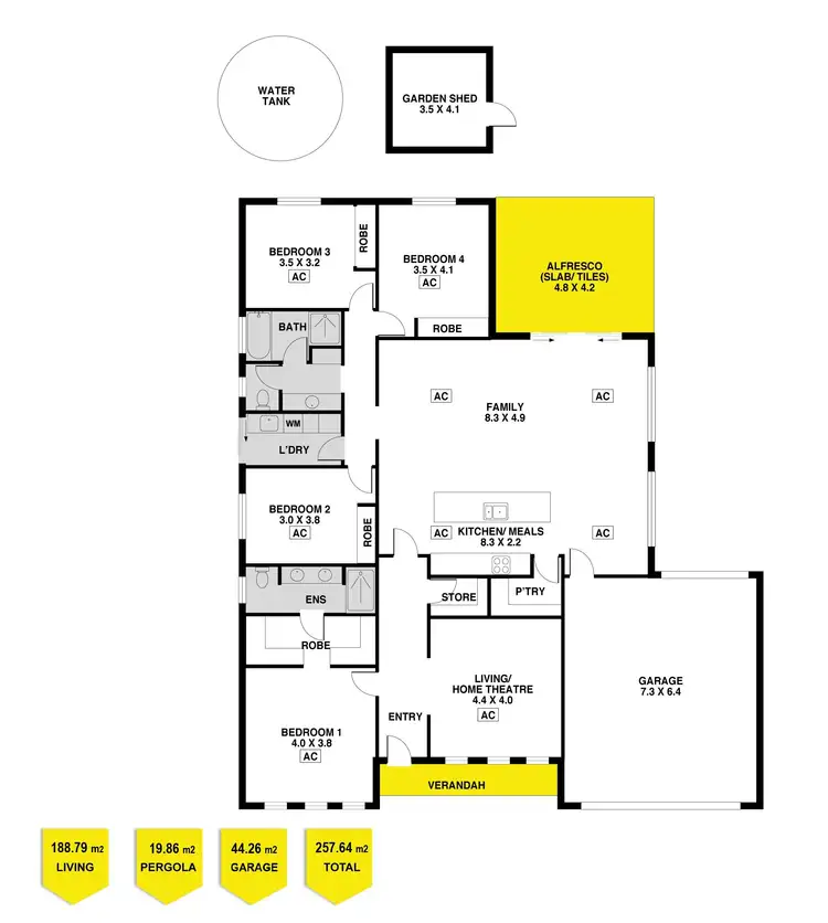 Floorplan of Homely house listing, 11 Khama Court, Hindmarsh Island SA 5214