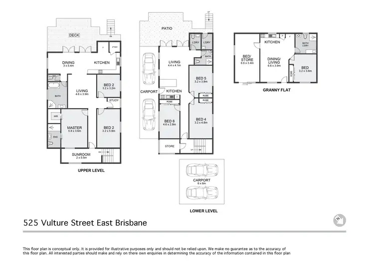 Floorplan of Homely house listing, 525 Vulture Street East, East Brisbane QLD 4169