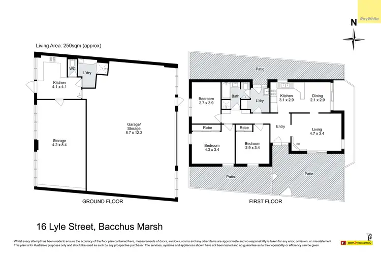 Floorplan of Homely house listing, 16 Lyle Street, Bacchus Marsh VIC 3340