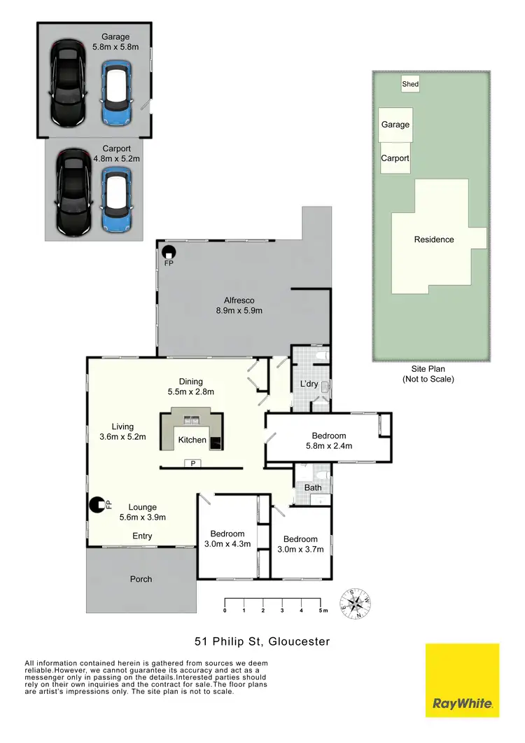 Floorplan of Homely house listing, 51 Philip Street, Gloucester NSW 2422