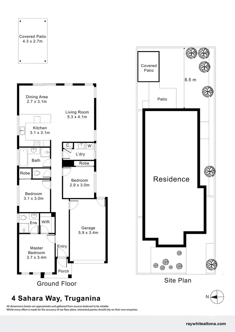 Floorplan of Homely house listing, 4 Sahara Way, Truganina VIC 3029