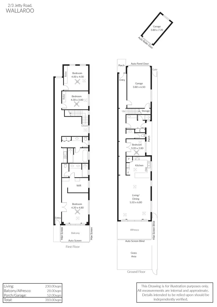 Floorplan of Homely house listing, 2/3 Jetty Road,, Wallaroo SA 5556