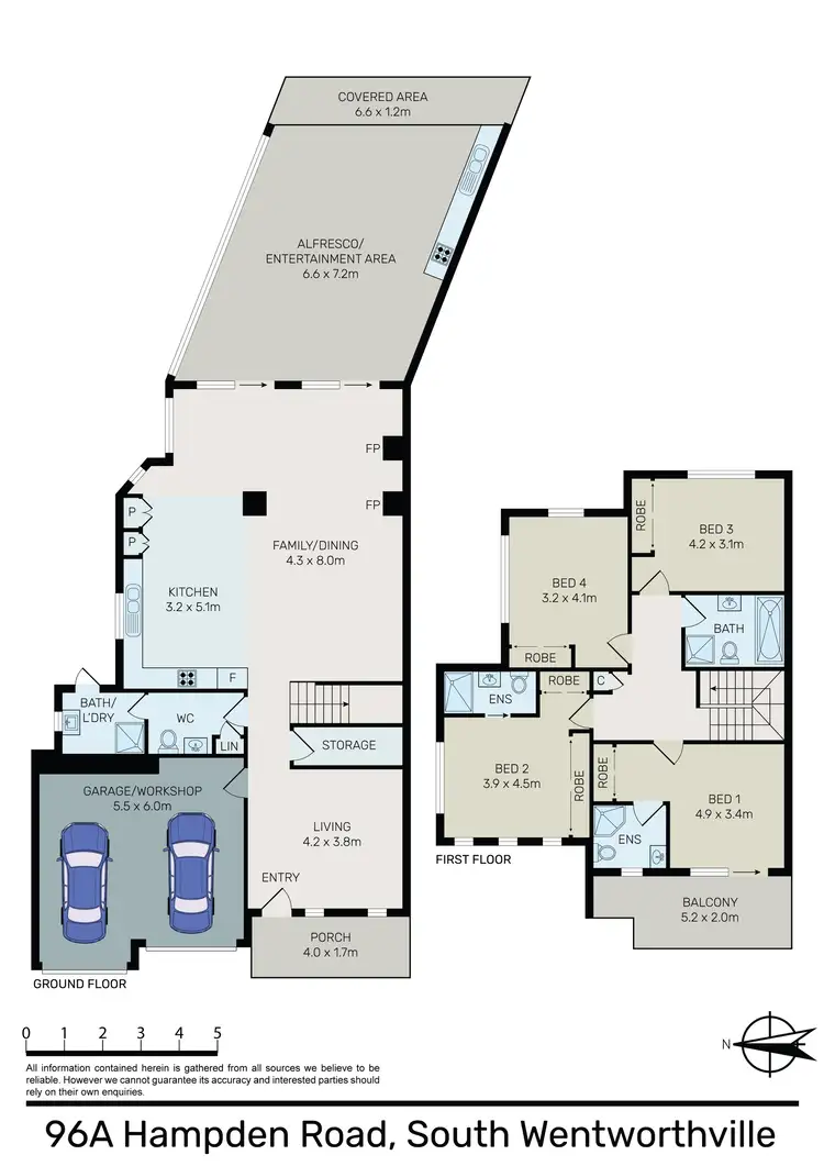 Floorplan of Homely house listing, 96A Hampden Road, South Wentworthville NSW 2145