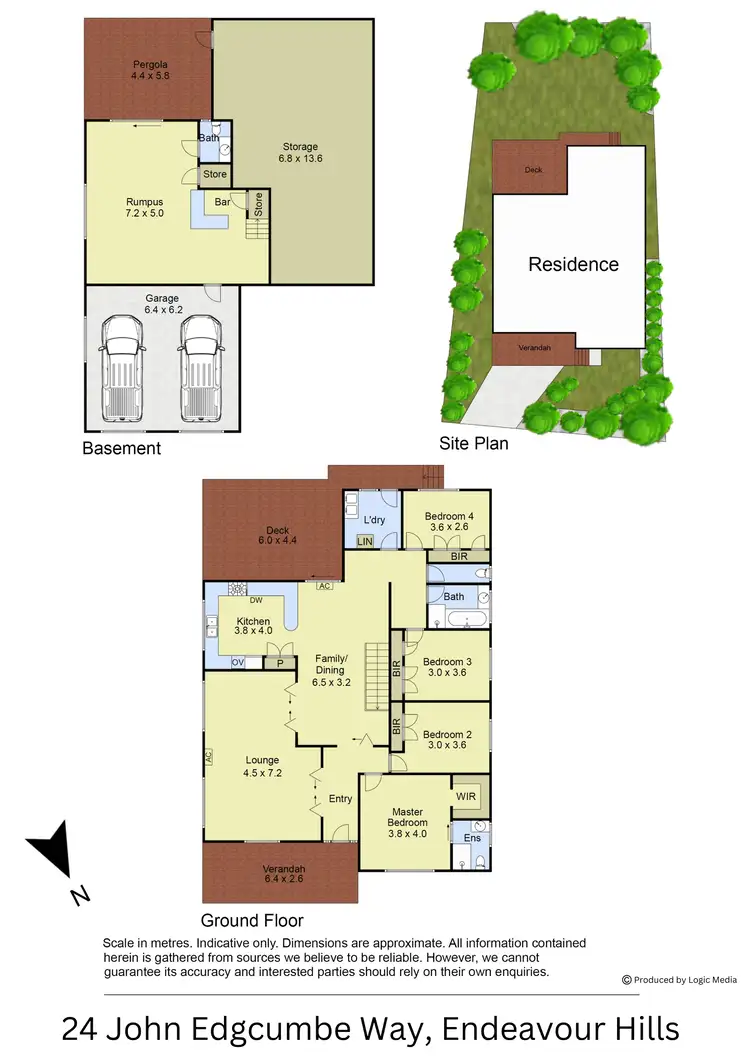 Floorplan of Homely house listing, 24 John Edgcumbe Way, Endeavour Hills VIC 3802