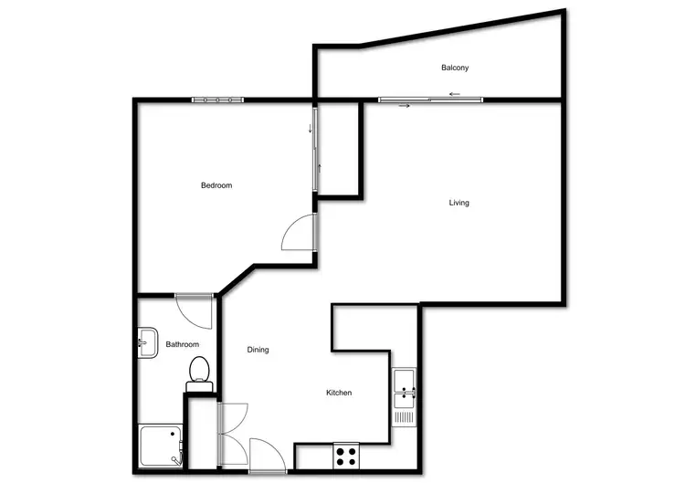 Floorplan of Homely apartment listing, 412/14 Carol Avenue, Springwood QLD 4127