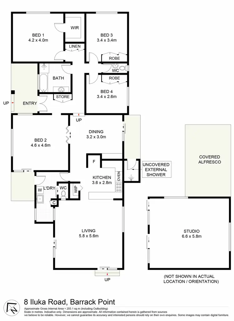 Floorplan of Homely house listing, 8 Iluka Road, Barrack Point NSW 2528