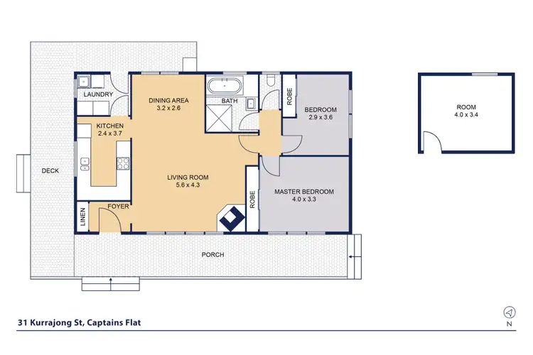 Floorplan of Homely house listing, 31 Kurrajong Street, Captains Flat NSW 2623