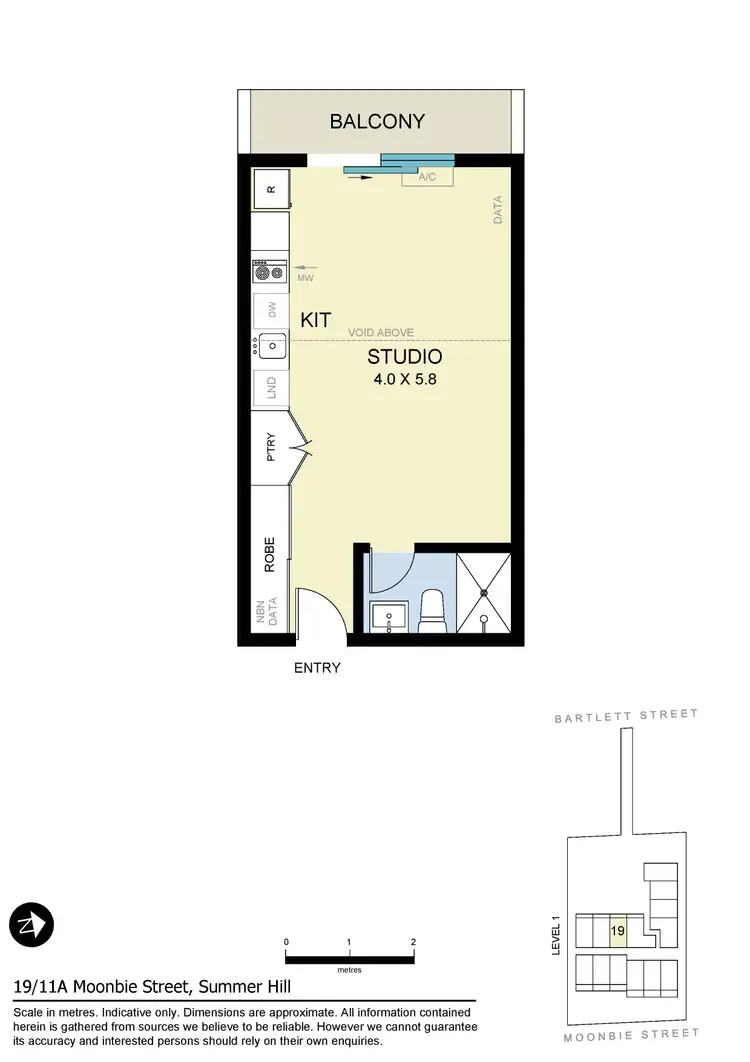 Floorplan of Homely apartment listing, Unit/11a Moonbie Street, Summer Hill NSW 2130