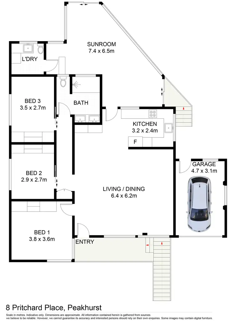 Floorplan of Homely house listing, 8 Pritchard Place, Peakhurst NSW 2210