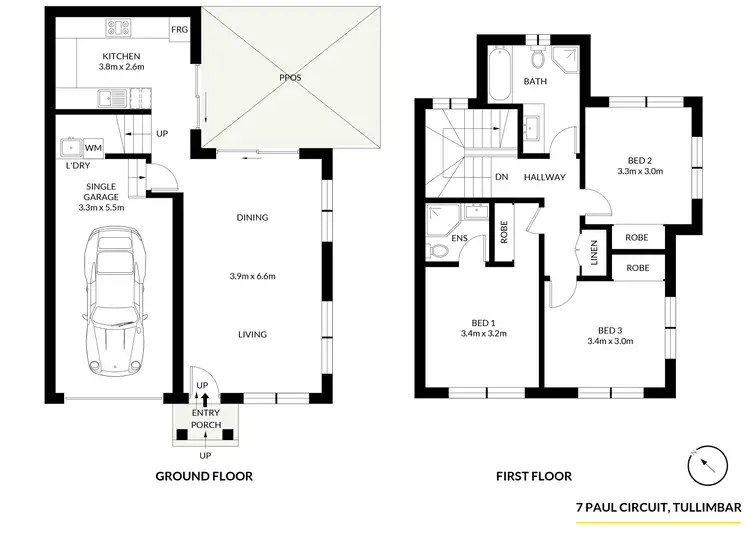 Floorplan of Homely house listing, 7 Paul Circuit, Tullimbar NSW 2527