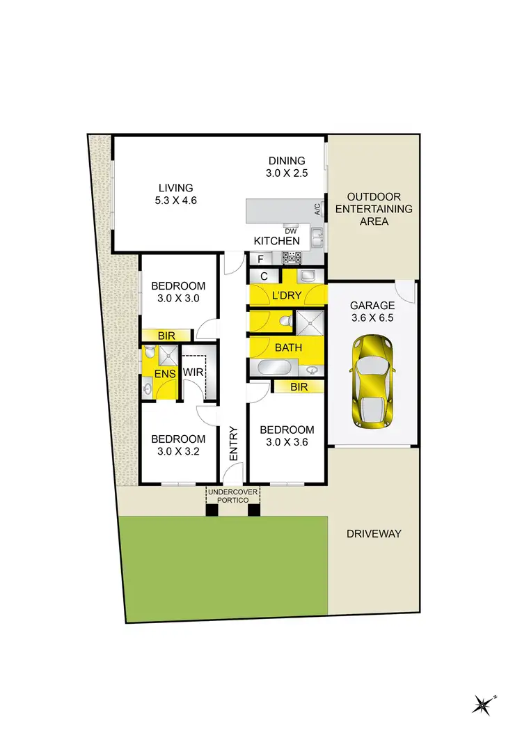 Floorplan of Homely house listing, 1/19 Bromley Street, Thomson VIC 3219