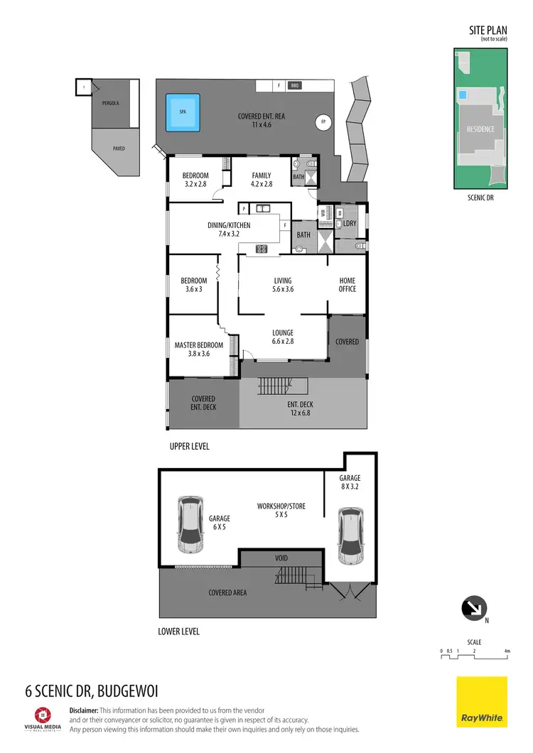 Floorplan of Homely house listing, 6 Scenic Drive, Budgewoi NSW 2262