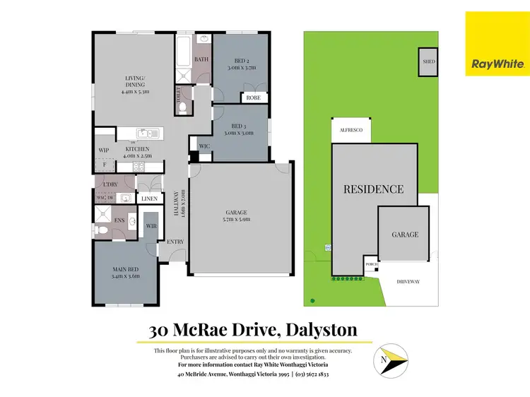 Floorplan of Homely house listing, 30 McRae Drive, Dalyston VIC 3992