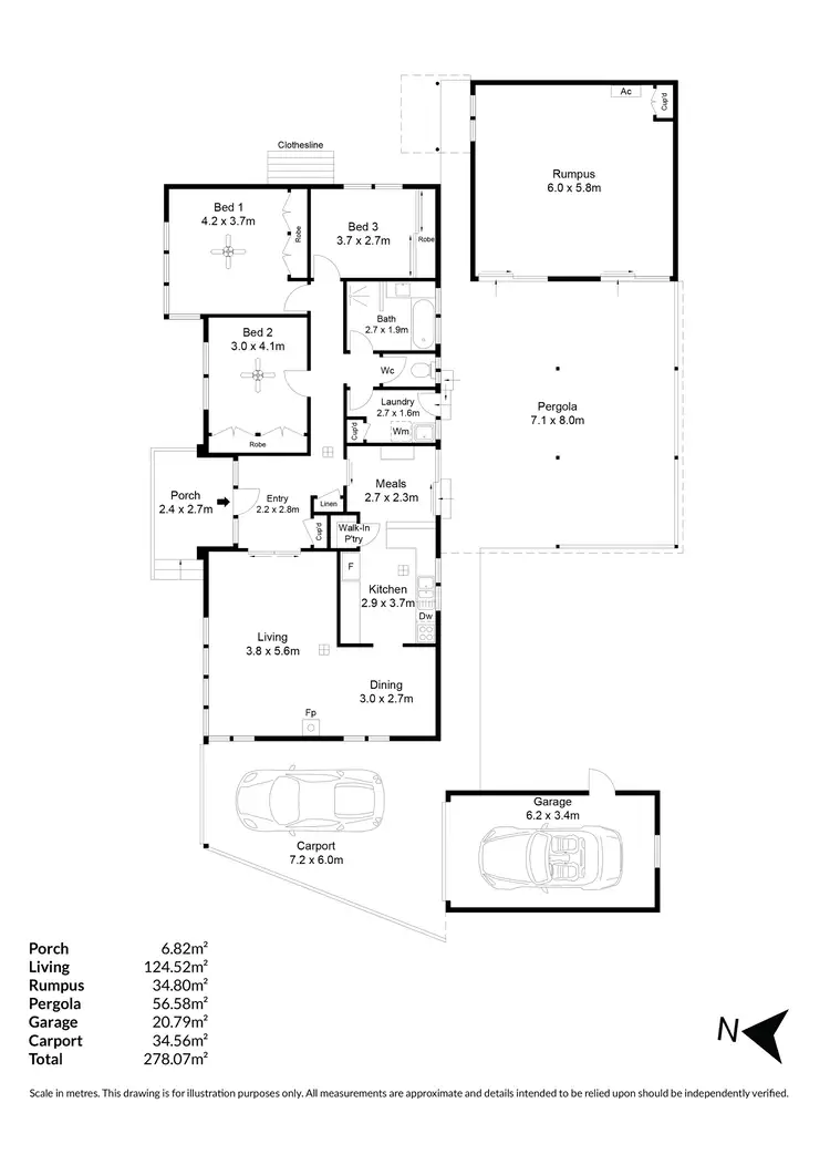 Floorplan of Homely house listing, 2 Reen Court, Sturt SA 5047