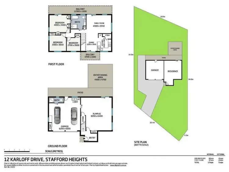 Floorplan of Homely house listing, 12 Karloff Drive, Stafford Heights QLD 4053