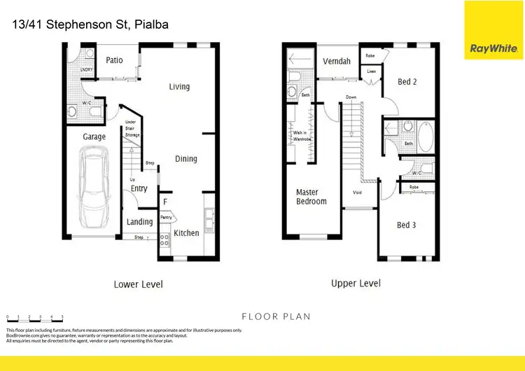Floorplan of Homely townhouse listing, 13/39-41 Stephenson Street, Pialba QLD 4655