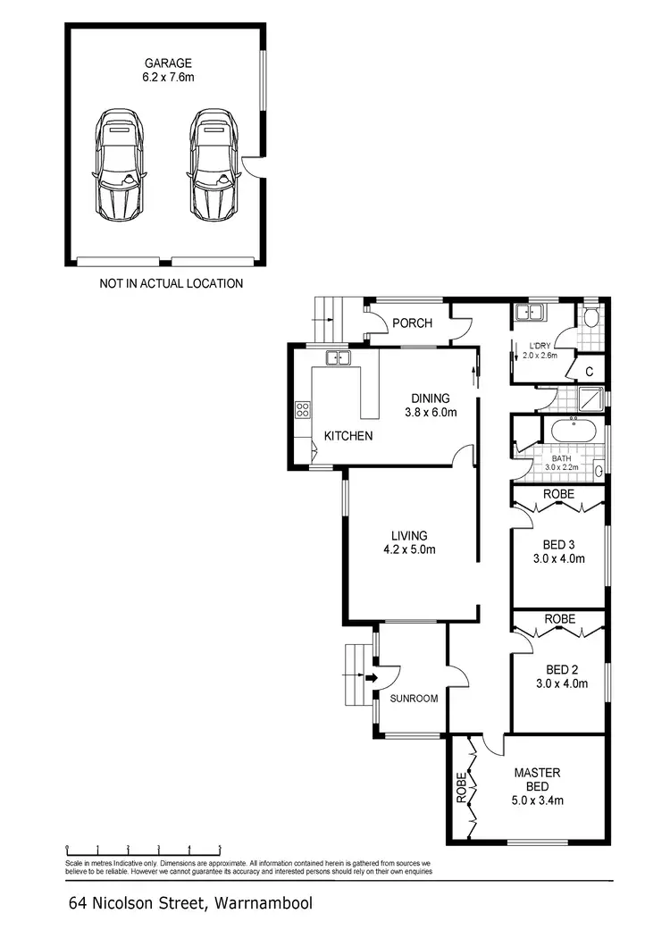 Floorplan of Homely house listing, 64 Nicholson Street, Warrnambool VIC 3280