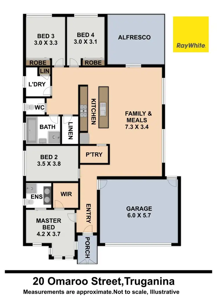 Floorplan of Homely house listing, 20 Omaroo Street, Truganina VIC 3029