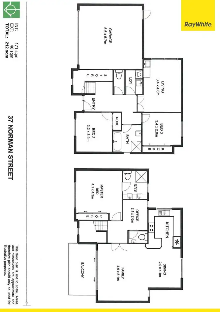 Floorplan of Homely house listing, 37A Norman Street, Innaloo WA 6018