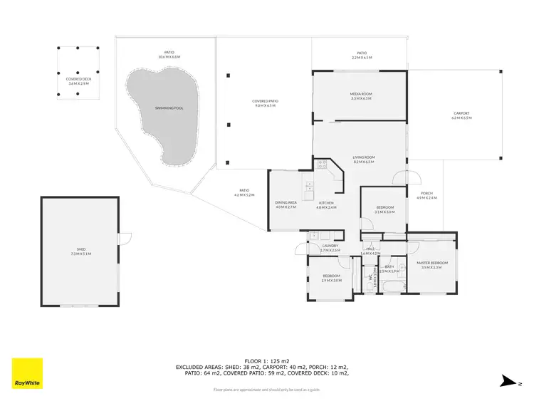 Floorplan of Homely house listing, 15 Lady Penrhyn Close, Bentley Park QLD 4869