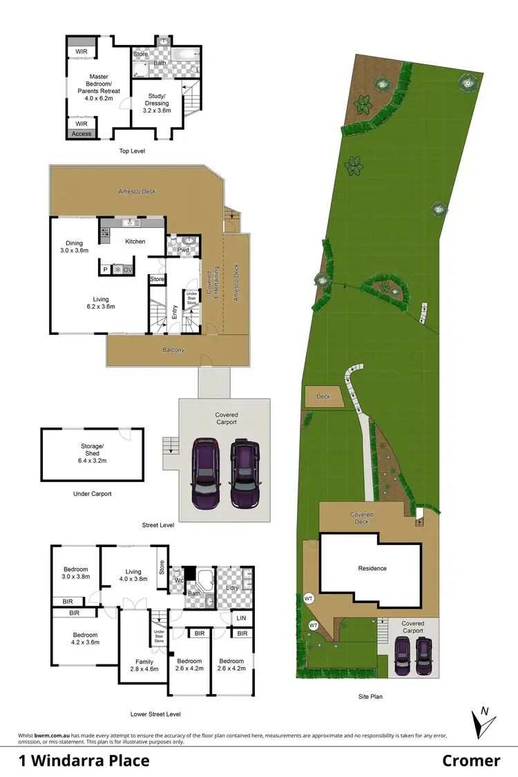 Floorplan of Homely house listing, 1 Windarra Place, Cromer NSW 2099
