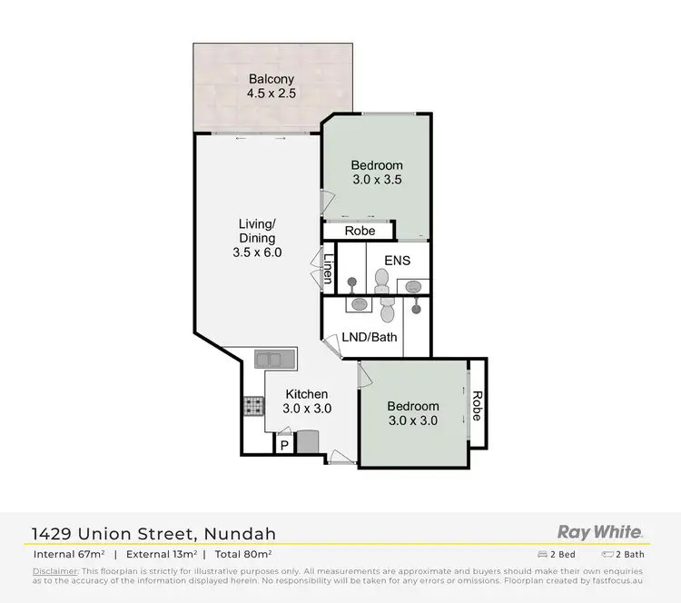 Floorplan of Homely apartment listing, 14/29 Union Street, Nundah QLD 4012
