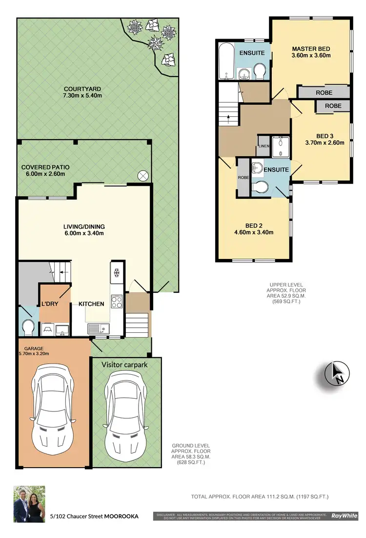 Floorplan of Homely townhouse listing, 5/102 Chaucer Street, Moorooka QLD 4105