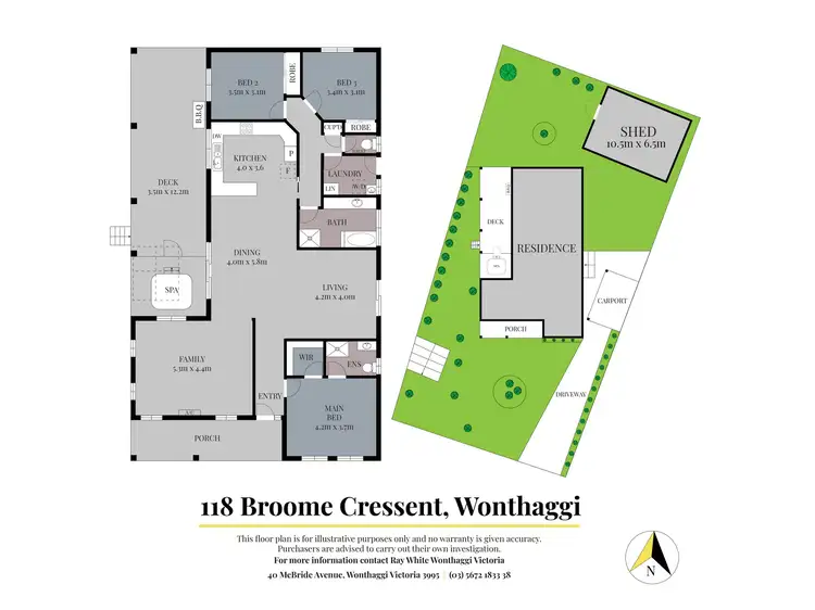 Floorplan of Homely house listing, 118 Broome Crescent, Wonthaggi VIC 3995