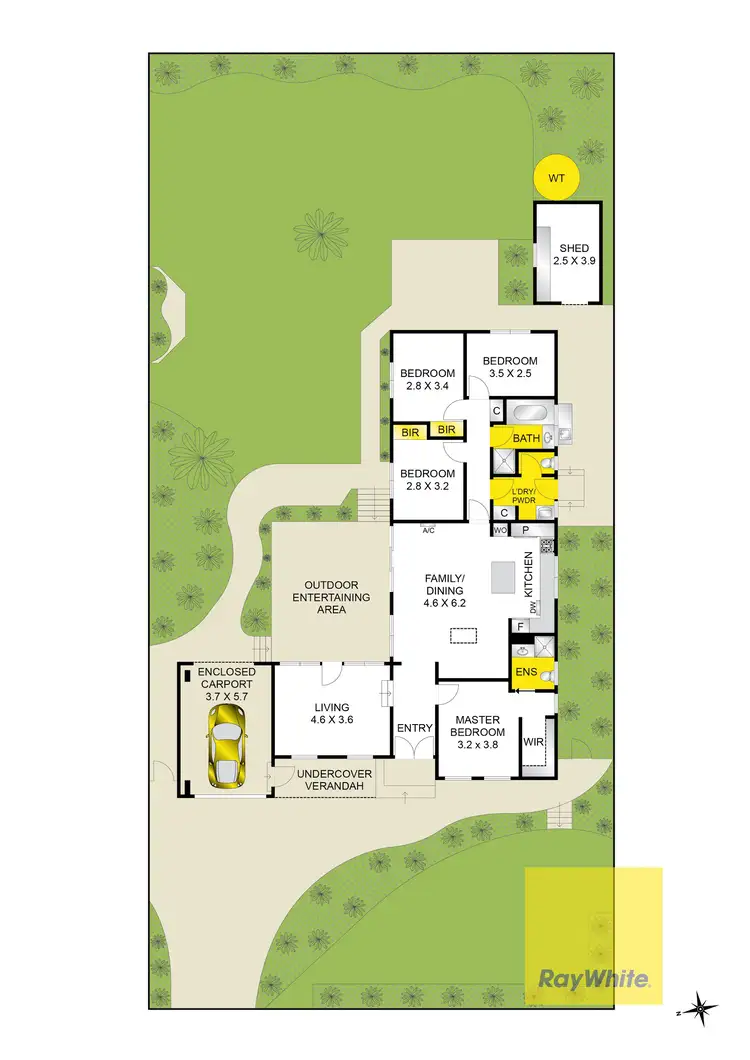Floorplan of Homely house listing, 9 Grosvenor Drive, Wandana Heights VIC 3216