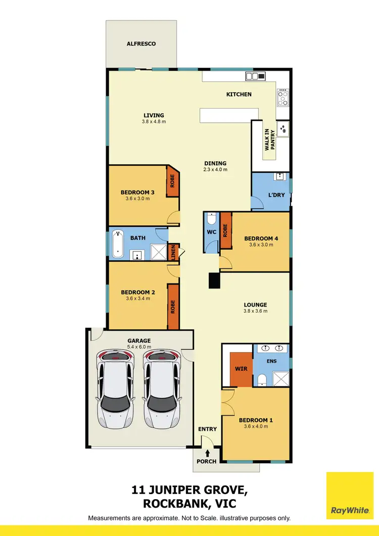Floorplan of Homely house listing, 11 Juniper Grove, Rockbank VIC 3335