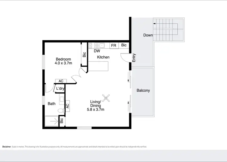 Floorplan of Homely unit listing, 74/11 Oryx Road, Broome WA 6725