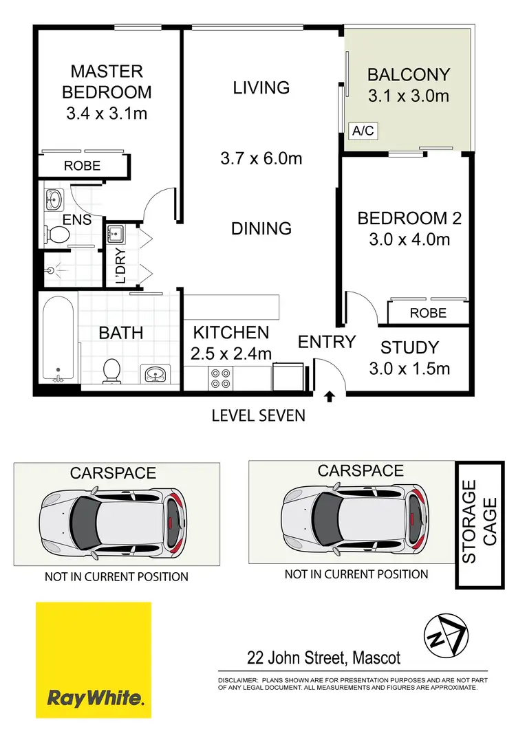 Floorplan of Homely apartment listing, 22 John Street, Mascot NSW 2020