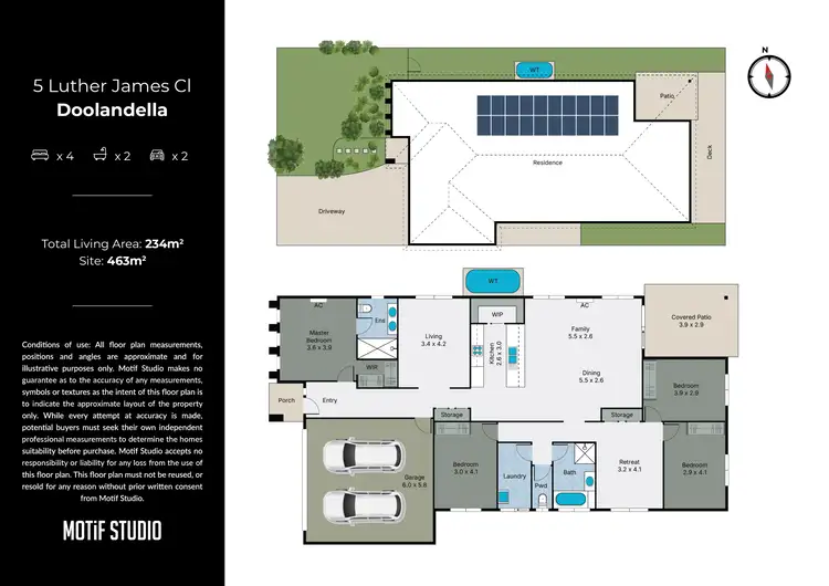 Floorplan of Homely house listing, 5 Luther James Close, Doolandella QLD 4077